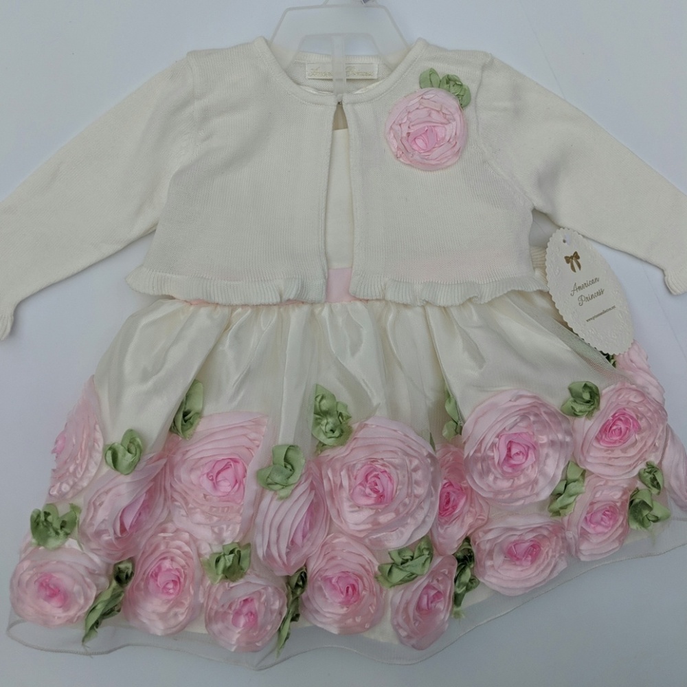 🆕American Princess Dress with Cardigan - Picture 4 of 8